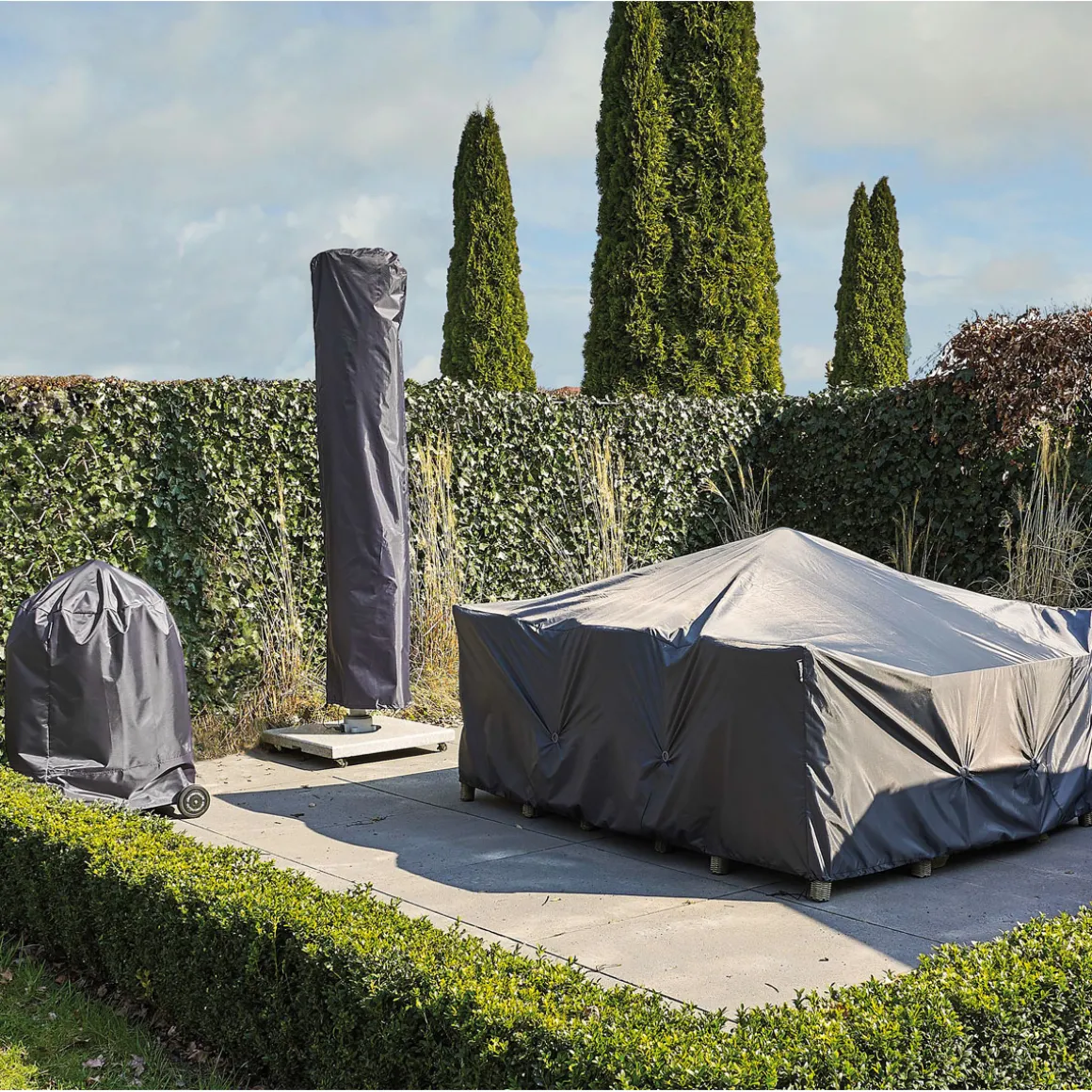 AeroCover Schutzhülle für Grillgeräte Durchmesser 57 cm anthrazit