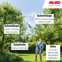 AL-KO Akku-Hochentaster 18 V CSA 1820