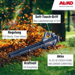 AL-KO Akku-Laubbläser 18 V LB 1860