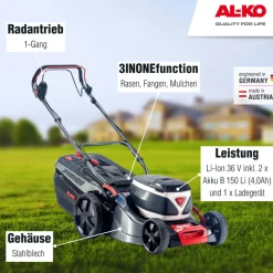 AL-KO Akku-Rasenmäher 46.2 36V Li SP Comfort inkl Akku und Ladegerät