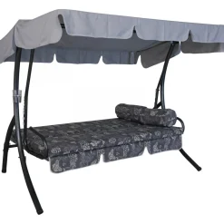 Angerer Freizeitmöbel GmbH Hollywoodschaukel „Trend Schmetterling“, grau