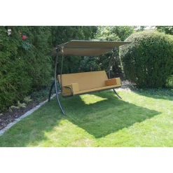 Angerer Freizeitmöbel GmbH Hollywoodschaukel „Elegance Tolar“, ocker