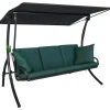 Angerer Freizeitmöbel GmbH Hollywoodschaukel 3-Sitzer Elegance Sun Grün