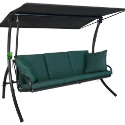 Angerer Freizeitmöbel GmbH Hollywoodschaukel 3-Sitzer Elegance Sun Grün