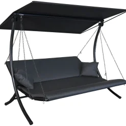 Angerer Freizeitmöbel GmbH Hollywoodschaukel Swing 3-Sitzer Zip anthrazit