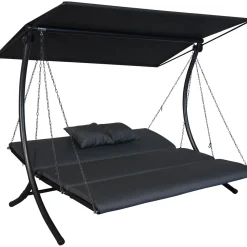 Angerer Freizeitmöbel GmbH Hollywoodschaukel Swing 3-Sitzer Zip anthrazit