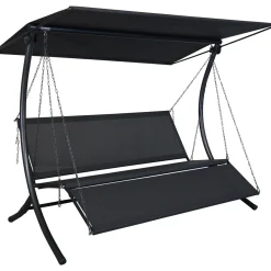 Angerer Freizeitmöbel GmbH Hollywoodschaukel Swing 3-Sitzer Zip anthrazit