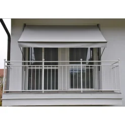 Angerer Freizeitmöbel GmbH Klemmmarkise hellgrau, 300 cm