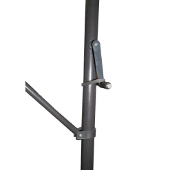 Angerer Freizeitmöbel GmbH Klemmmarkise grau gestreift, 200 cm