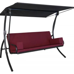 Angerer Freizeitmöbel GmbH Hollywoodschaukel „Elegance Tolar“, rot