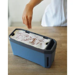 Anzuchtgefäß Harry Herbs mit Deckel blau