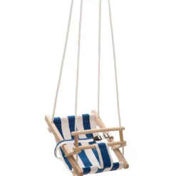 Bambini Schaukel blau-weiss