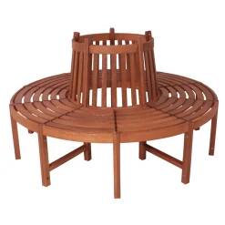 Baumbank Fontana medium rund geölt