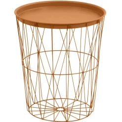 Beistelltisch kupfer Stahl