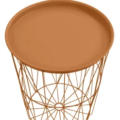 Beistelltisch kupfer Stahl