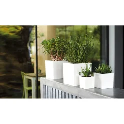 Übertopf Oslo Mate Pot 14 cm weiß