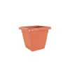 Übertopf Venezia Eckig 45 cm terrakotta