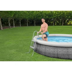 Bestway Poolleiter Flowclear 100 x 45 cm für 76 und 84 cm Höhe