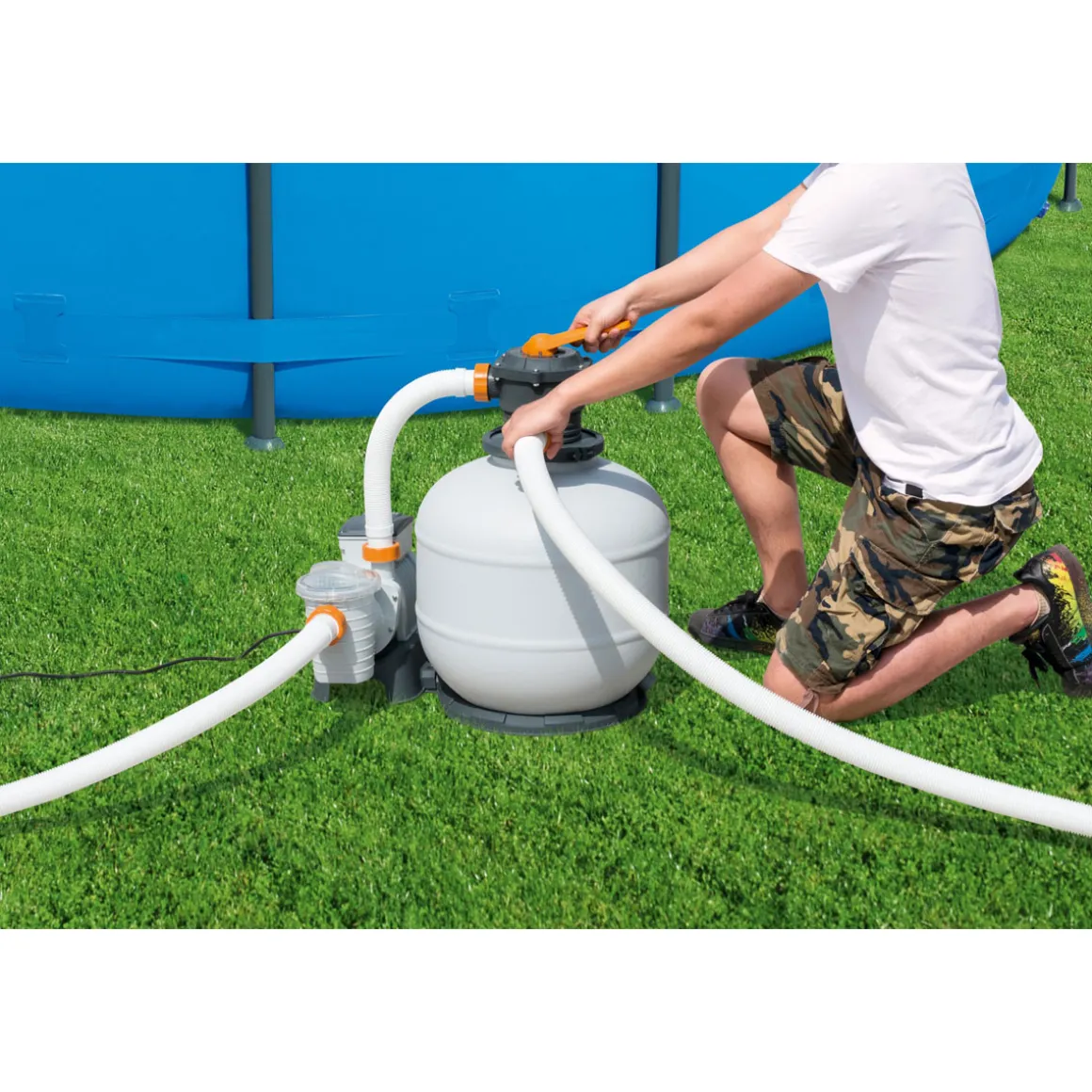 Bestway Sandfilteranlage mit Zeitschaltuhr 8.327 l/h