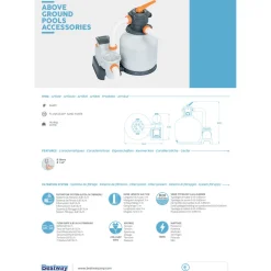 Bestway Sandfilteranlage mit Zeitschaltuhr 8.327 l/h