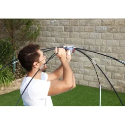 Bestway Stahlwandpool Splash-in-Shade mit Sonnendach 244 x 51 cm bunt