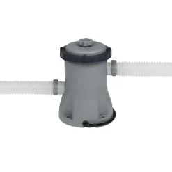 Bestway Steel Pro Frame Pool-Set mit Filterpumpe 400 x 211 x 81 cm blau eckig