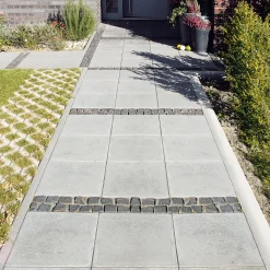 Beton-Gehwegplatte grau 50 x 50 x 4 cm