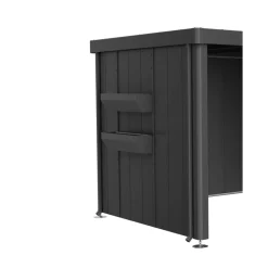 Biohort FloraBoard zu Seitendach Gerätehaus Neo dunkelgrau-metallic