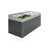 Biohort Frühbeetaufsatz für Hochbeet 2 x 1 m quarzgrau