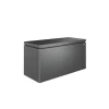 Biohort Gartentruhe LoungeBox Größe 160 dunkelgrau-metallic