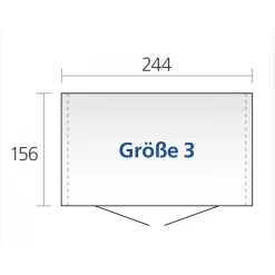 Biohort Gerätehaus Europa Größe 3 dunkelgrün