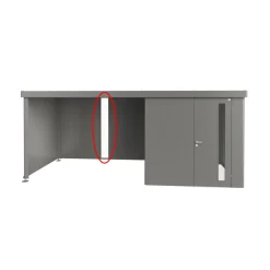 Biohort Lichtpaneel für Seitendach zu Gerätehaus Neo quarzgrau-metallic