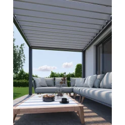 Biohort Pergola Gr. 3 x 3 dunkelgrau/silber-metallic