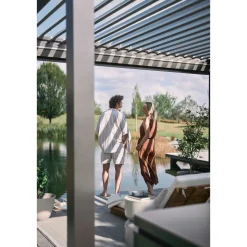 Biohort Pergola Gr. 4 x 3 dunkelgrau/silber-metallic