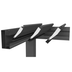 Biohort Pergola Gr. 3 x 3,5 quarzgrau/silber-metallic