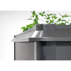 Biohort Schneckenschutz Hochbeet 2 x 2 dunkelgrau