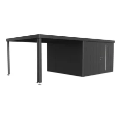 Biohort Seitendach zu Gerätehaus Neo Gr. 4A/4B/4C/4D dunkelgrau-metallic