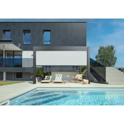 Biohort Sonnenschutzrollo Gr. 4 m dunkelgrau-metallic