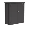 Biohort Terrassenschrank Romeo Größe M dunkelgrau - metallic