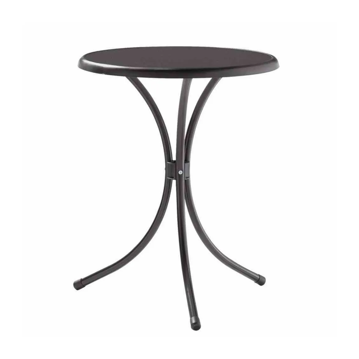 Bistrotisch mit Dekorplatte 60 x 72 cm eisengrau