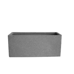 Blumenkasten Sandstone mit Ablaufloch grau 56 x 27 x 25 cm