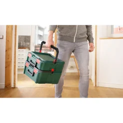 Bosch Werkzeugkoffer SystemBox grün Größe M