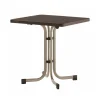 Boulevard-Klapptisch 70 x 70 x 72 cm champagner/mocca