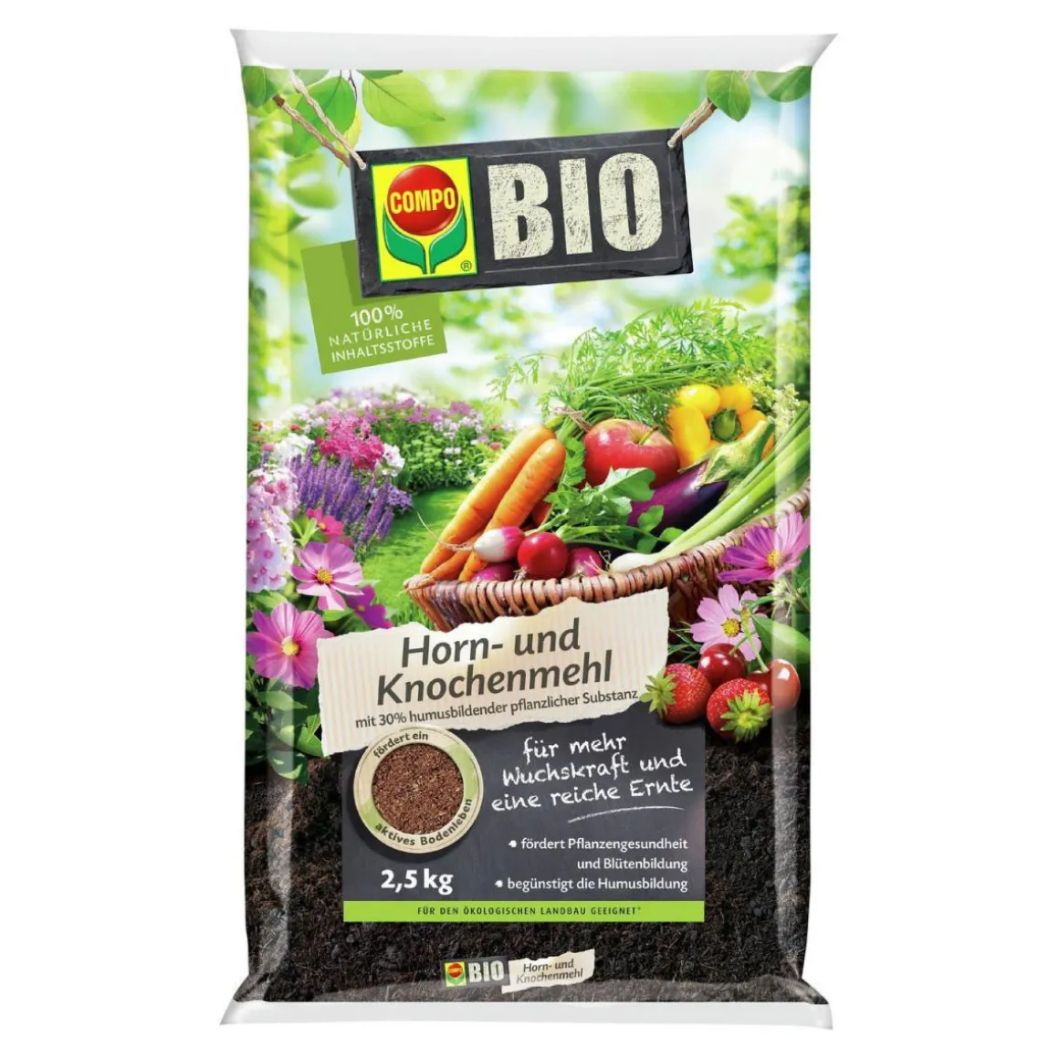 Compo BIO Horn- und Knochenmehl 2,5 kg