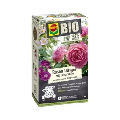 Compo BIO Rosen Langzeit-Dünger mit Schafwolle 2 L
