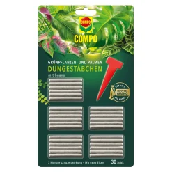 Compo Grünpflanzen- und Palmen Düngestäbchen mit GUANO 30 Stäbchen