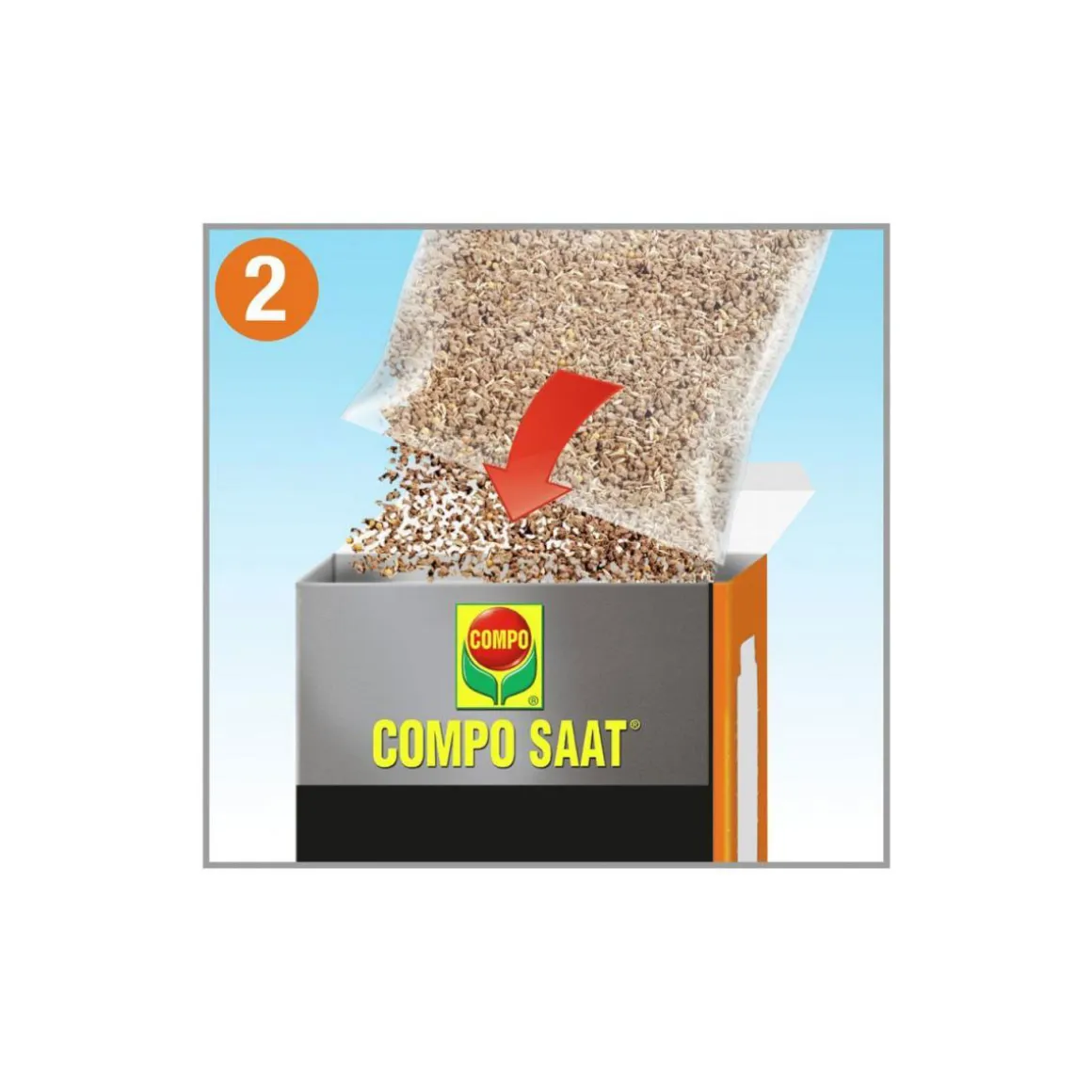 Compo SAAT Rasen Reparatur Komplett-Mix und 4 kg für bis zu 20 m²