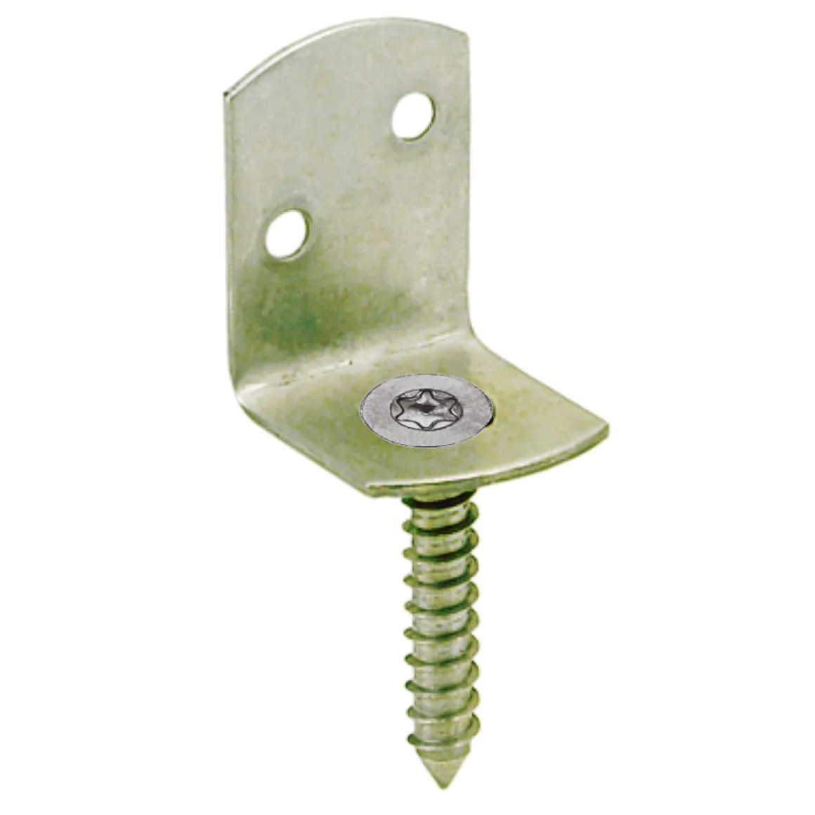 Connex Flechtzaunbeschlag Stahl verzinkt 4 Stück