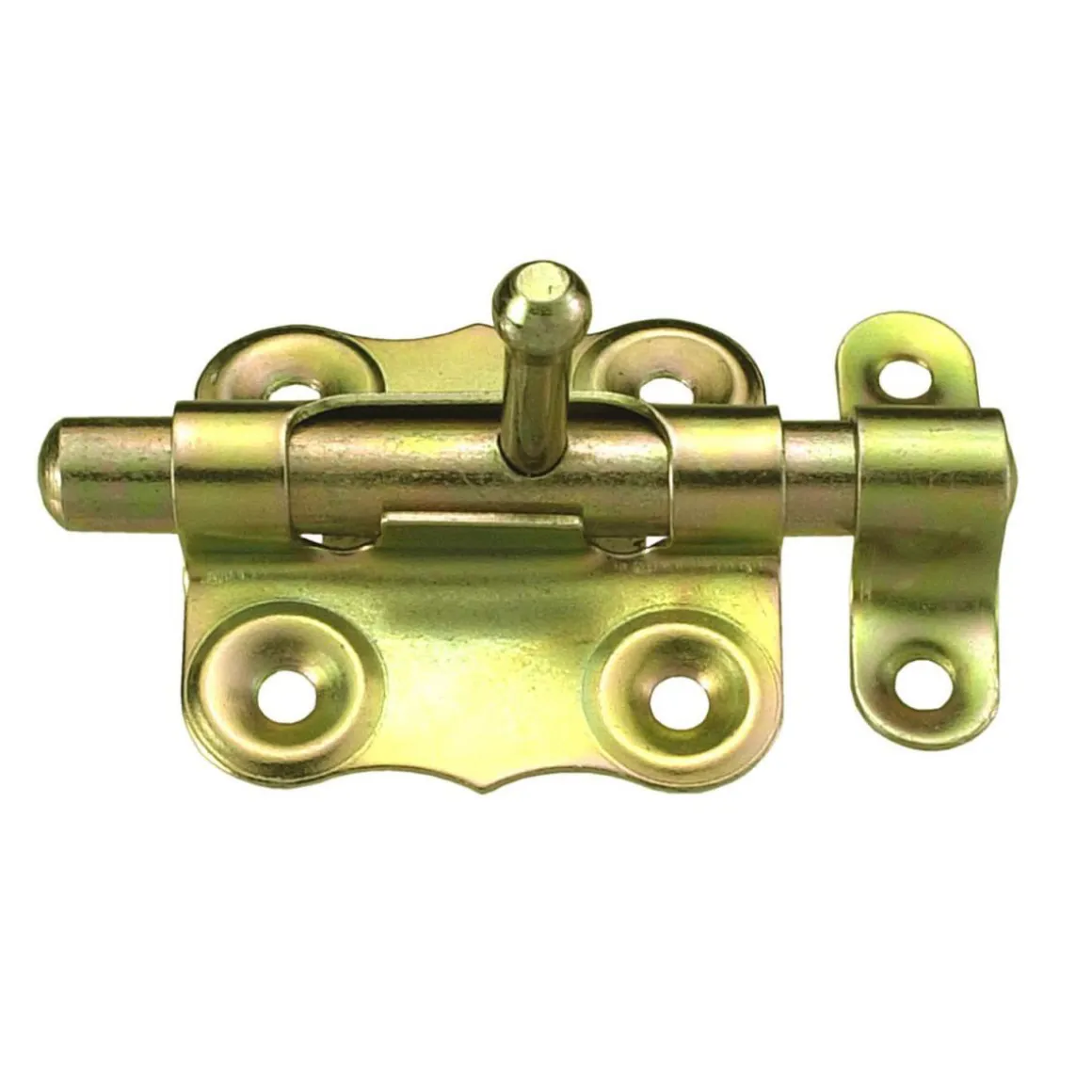 Connex Grendelriegel 4 x 4 cm verzinkt gelb