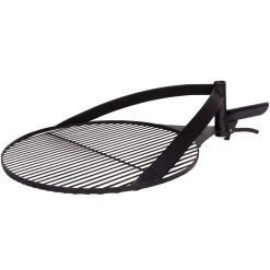 CookKing Feuerschale Bandito 80 inkl. Zubehör 94x110cm Schwarz